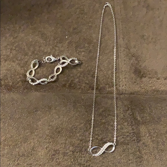 Jewelry - Infinity Bracelet/Necklace Set